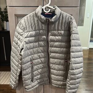 Tommy Hilfiger Gray Puffer Jacket for Men